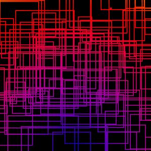 Preview wallpaper lines, interlacing, multicolored, gradient, intersection