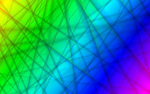 Preview wallpaper lines, intersection, multicolored, gradient, abstraction