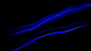 Preview wallpaper lines, light, blue, long exposure, abstraction