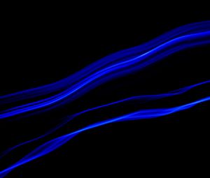 Preview wallpaper lines, light, blue, long exposure, abstraction