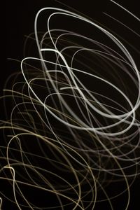 Preview wallpaper lines, light, long exposure, abstraction, tangled