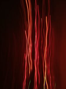 Preview wallpaper lines, light, neon, blur, long exposure