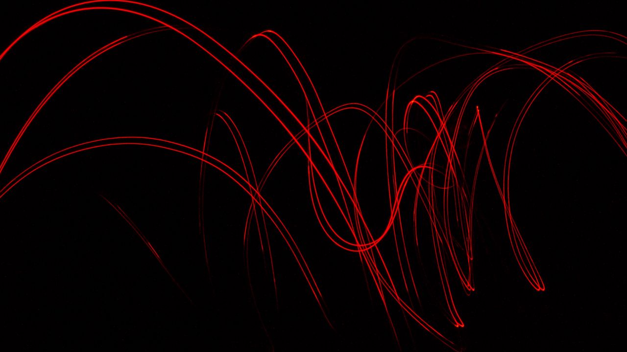 Wallpaper lines, light, red, black