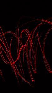 Preview wallpaper lines, light, red, black