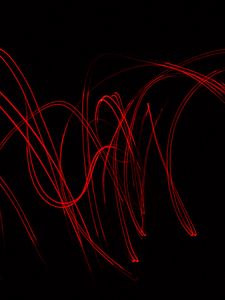 Preview wallpaper lines, light, red, black