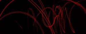 Preview wallpaper lines, light, red, black