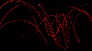 Preview wallpaper lines, light, red, black