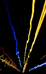 Preview wallpaper lines, lights, freezelight, black