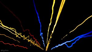Preview wallpaper lines, lights, freezelight, black