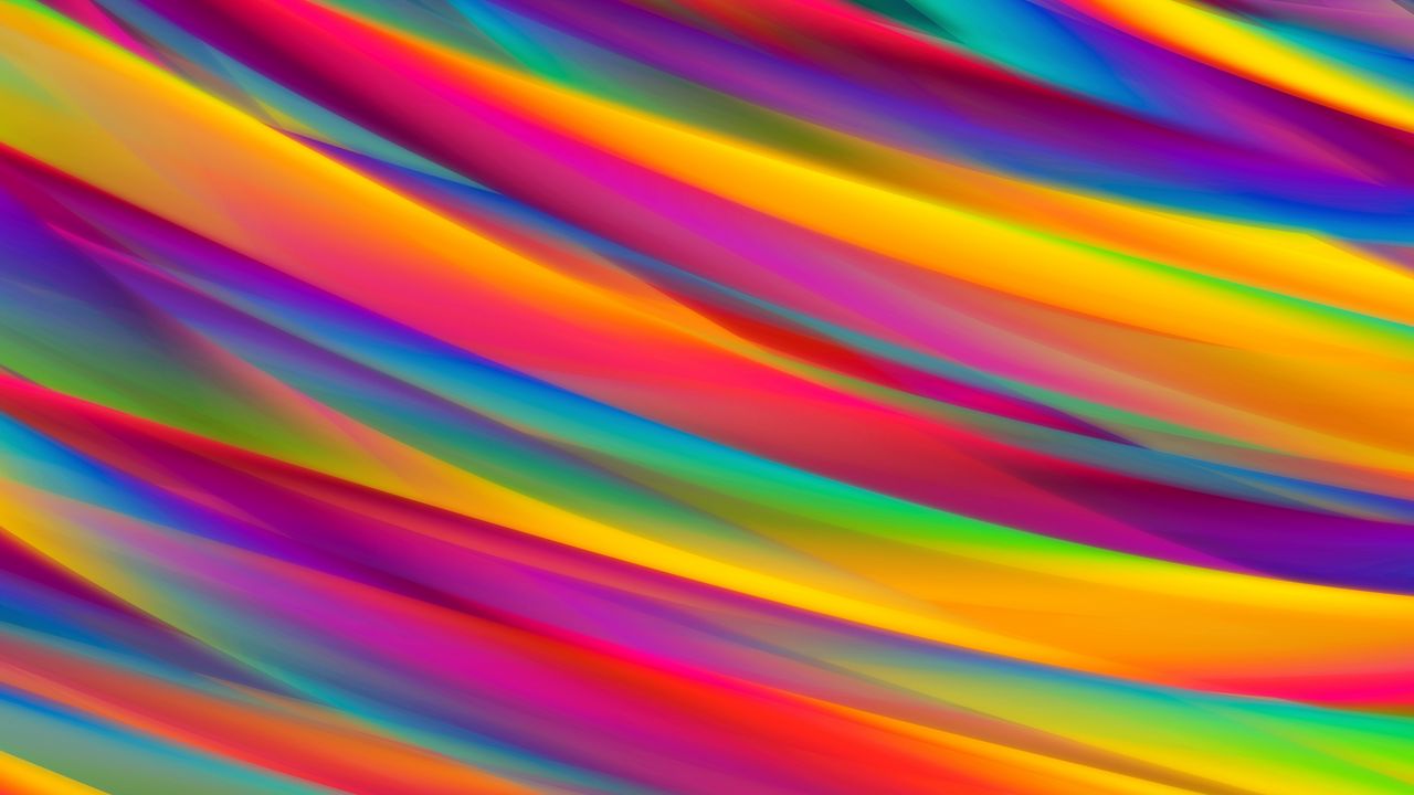 Wallpaper lines, multicolored, rainbow, stripes