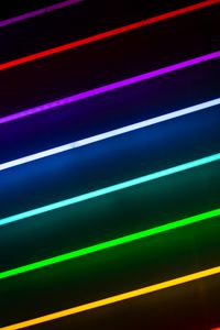Preview wallpaper lines, neon, colorful, light, glow