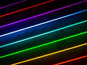 Preview wallpaper lines, neon, colorful, light, glow