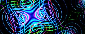 Preview wallpaper lines, neon, colorful, waves, abstraction