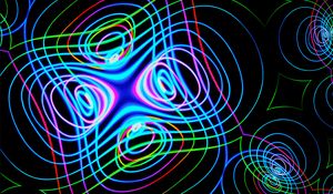 Preview wallpaper lines, neon, colorful, waves, abstraction