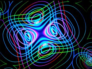 Preview wallpaper lines, neon, colorful, waves, abstraction