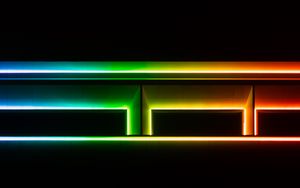 Preview wallpaper lines, neon, glow, multicolored, shapes
