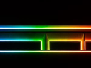 Preview wallpaper lines, neon, glow, multicolored, shapes