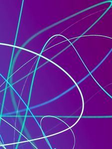 Preview wallpaper lines, neon, glow, gradient, abstraction