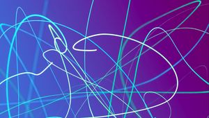 Preview wallpaper lines, neon, glow, gradient, abstraction