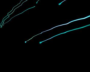 Preview wallpaper lines, neon, glow, black, points