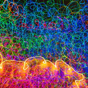 Preview wallpaper lines, neon, glow, freezelight, abstraction, colorful