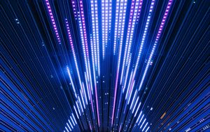 Preview wallpaper lines, neon, light, glow