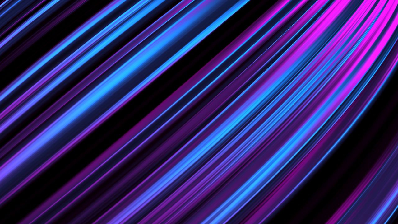 Wallpaper lines, obliquely, stripes, glow, purple