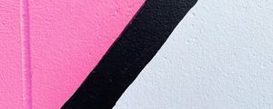 Preview wallpaper lines, paint, wall, pink, white, black