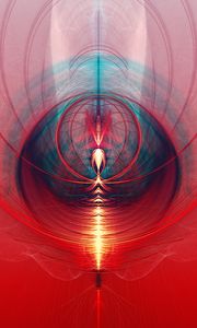 Preview wallpaper lines, rays, glow, abstraction, red