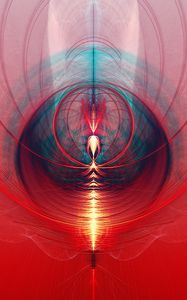 Preview wallpaper lines, rays, glow, abstraction, red