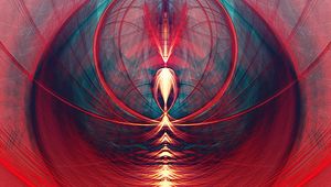 Preview wallpaper lines, rays, glow, abstraction, red