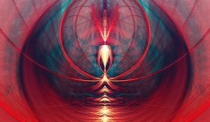 Preview wallpaper lines, rays, glow, abstraction, red