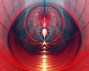 Preview wallpaper lines, rays, glow, abstraction, red