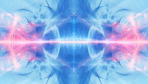 Preview wallpaper lines, rays, glow, shapes, blue, pink