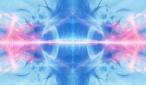 Preview wallpaper lines, rays, glow, shapes, blue, pink
