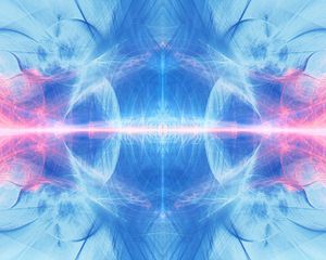 Preview wallpaper lines, rays, glow, shapes, blue, pink