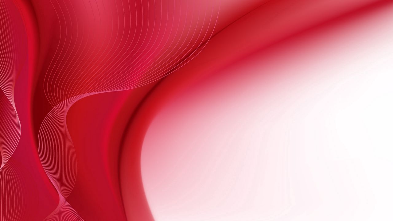 Wallpaper lines, red, background, wave