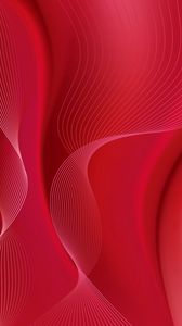 Preview wallpaper lines, red, background, wave