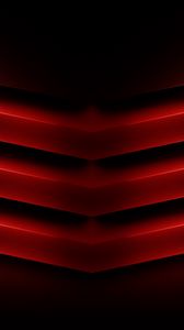 Preview wallpaper lines, red, glow, dark, black