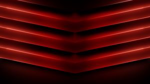 Preview wallpaper lines, red, glow, dark, black