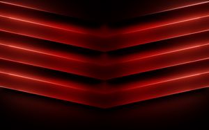 Preview wallpaper lines, red, glow, dark, black