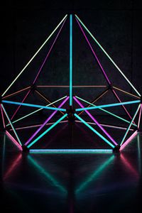 Preview wallpaper lines, shape, neon, abstraction