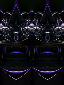Preview wallpaper lines, shapes, glow, volume, abstraction, dark