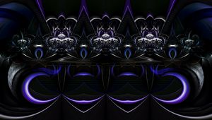 Preview wallpaper lines, shapes, glow, volume, abstraction, dark