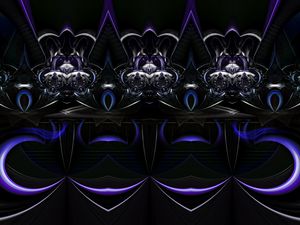 Preview wallpaper lines, shapes, glow, volume, abstraction, dark