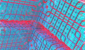 Preview wallpaper lines, shapes, glow, volume, abstraction, blue