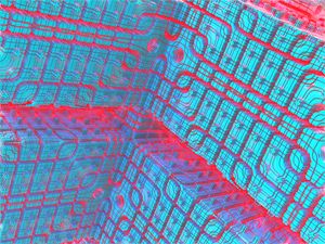 Preview wallpaper lines, shapes, glow, volume, abstraction, blue