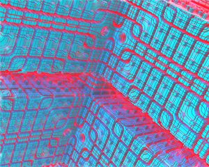 Preview wallpaper lines, shapes, glow, volume, abstraction, blue