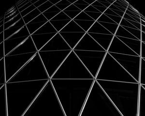 Preview wallpaper lines, shapes, rhombuses, abstraction, black