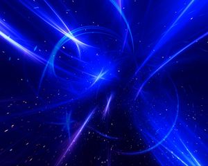 Preview wallpaper lines, shine, stripes, blue